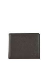 Wallet Caviar Leather Crinkles Brown caviar 14097