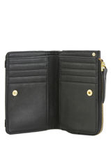 Wallet Leather Vintage Nat et nin Black vintage ROZA-vue-porte