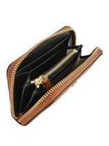 Small Leather Zip Wallet Dryden Lauren ralph lauren Beige dryden 32754175-vue-porte