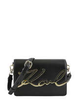 Shoulder Bag K Signature Leather Karl lagerfeld Black k signature 81KW3057
