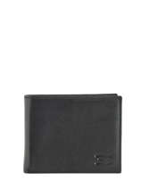 Wallet Leather Crinkles Black caviar 14097