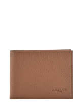 Wallet Leather Azzaro Brown trigger AZ901049