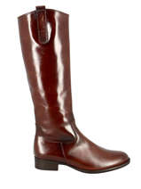 High leather women's boots in leather-GABOR