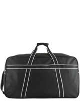 Large Travel Bag Evasion Miniprix Black pompon PND70