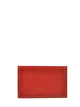 Card Holder Leather Katana Red tampon LPK22078