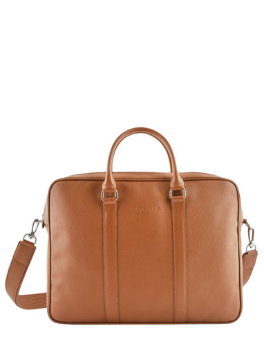 Longchamp Le foulonn� Briefcase Brown