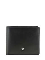 Leather Wallet Meisterstück 10cc Montblanc Black meisterstÜck 5524