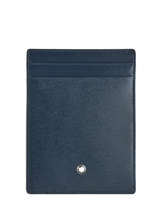 Leather Card Holder Meisterstück 4cc Montblanc Blue meisterstÜck 118311