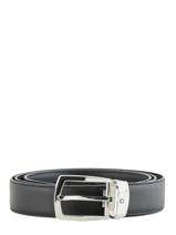 Leather Belt With Stainless Steel Buckle Montblanc belts 116706
