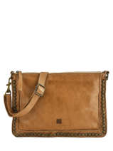 Sac Bandouli�re Heritage Cuir Biba Marron heritage POR2L