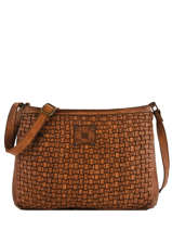 Sac Bandouli�re Heritage Cuir Biba Marron heritage KA2