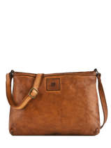 Leather Crossbody Bag Heritage Biba Brown heritage BT16