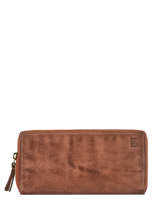 Wallet Leather Biba Brown heritage BT10