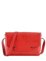 Leather Crossbody Bag N°2 Le Moyen Archipel Red numero 0N2