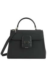 Leather Top Handle Duras Nathan baume Black ines 1