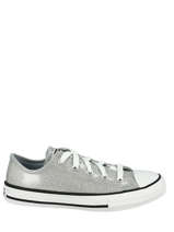 Chuck taylor all star coated glitter ox sneakers-CONVERSE-vue-porte