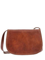 Leather Crossbody Bag Tempo Milano Brown tempo TE19111