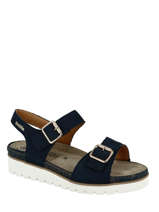 Sandals tarina bucksoft in leather-MEPHISTO-vue-porte