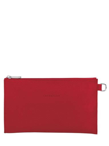 trousse longchamp rouge