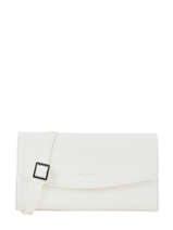 Leather Madrid Clutch With Shoulder Strap Hexagona White madrid 536554