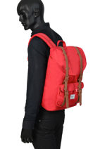 1 Compartment  Backpack  With 13" Laptop Sleeve Herschel Red classics 10020-vue-porte