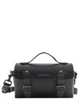 Shoulder Bag Vintage Leather Paul marius Black vintage ARTISANE