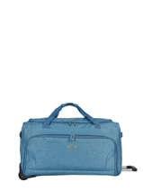 Medium Travel Bag On Wheels Snow Travel Blue snow - 12208-65