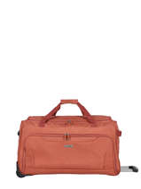 Medium Travel Bag On Wheels Snow Travel Red snow - 12208-65