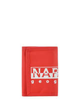 Wallet Napapijri Red geographic NOYIOK