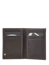Card Holder Leather Leather Etrier Brown oil EOIL013-vue-porte