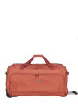 Large Travel Bag On Wheels Snow Travel Red snow 12208-75