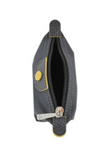 Longchamp Le pliage club Coin purse Gray-vue-porte