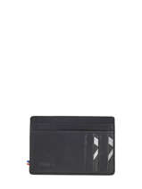 Leather Card Holder Oil Etrier Black oil EOIL053