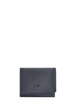 Leather Cardholder Madras Etrier Blue madras EMAD097