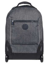 Wheeled Backpack Sari 2 Compartments Kipling Blue back to school 16310