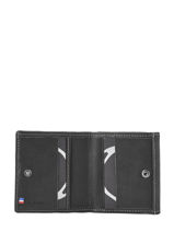 Leather Coin Purse Oil Etrier Black oil EOIL096-vue-porte