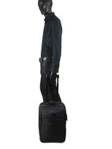 Valise Cabine Quiksilver Noir luggage QYBL3190-vue-porte