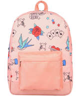Backpack 1 Compartment Caramel et cie Pink fille F