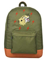 Backpack 1 Compartment Gars Caramel et cie Green gars G