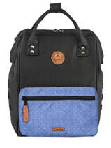 Customisable Backpack Adventurer Medium Cabaia Black adventurer BAGS