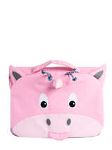 Schoolbag 1 Compartment Affenzahn Pink schoolbag CAR1
