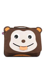 Schoolbag 1 Compartment Affenzahn Brown schoolbag CAR1