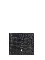 Wallet Leather Montblanc Black meisterstÜck 126640