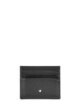 Leather Card Holder Meisterstück 7cc Montblanc Black meisterstÜck 126258