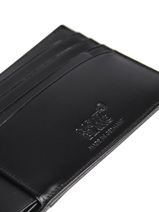Leather Card Holder Meisterstück 6cc Montblanc Black meisterstÜck 2665-vue-porte