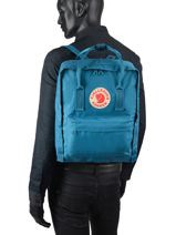 Sac � Dos K�nken 1 Compartiment Fjallraven Bleu kanken 23510-vue-porte