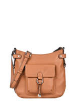 Shoulder Bag Confort Leather Hexagona Brown confort 465005