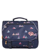 Satchel 2 Compartments Lily Girls Stones and bones Blue girls G
