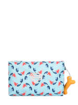 Trousse 1 Compartiment Bay.girls Stones and bones Bleu girls G