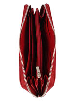 Longchamp Le foulonné Wallet Red-vue-porte
